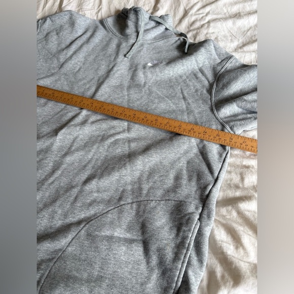 Nike women’s grey club fleece oversized mock neck sweater large fits XL-xxl - Picture 9 of 12